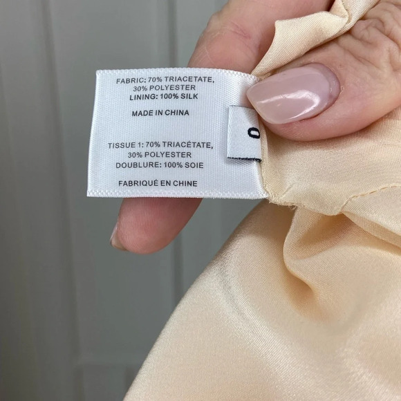 PROENZA SCHOULER Cream Gathered Crepe Dress from SAX 5th AVE girlcore feminine - Picture 15 of 16